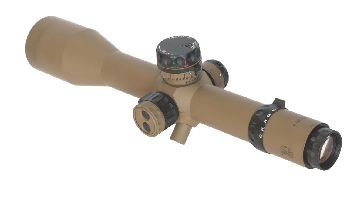 IOR Tactical 5-40X56 Crusader 2.0 FFP MOA/MOA FDE IOR Tactical 5-40X56 Crusader 2.0 FFP MOA/MOA FDE